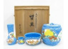 浅黄交趾地紙四君子皆具 中村翠嵐